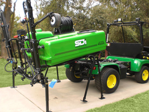 SDI Optimum PG Sprayer on Quick Stand